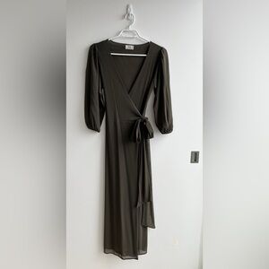 Aritzia Little Moon Wrap Dress